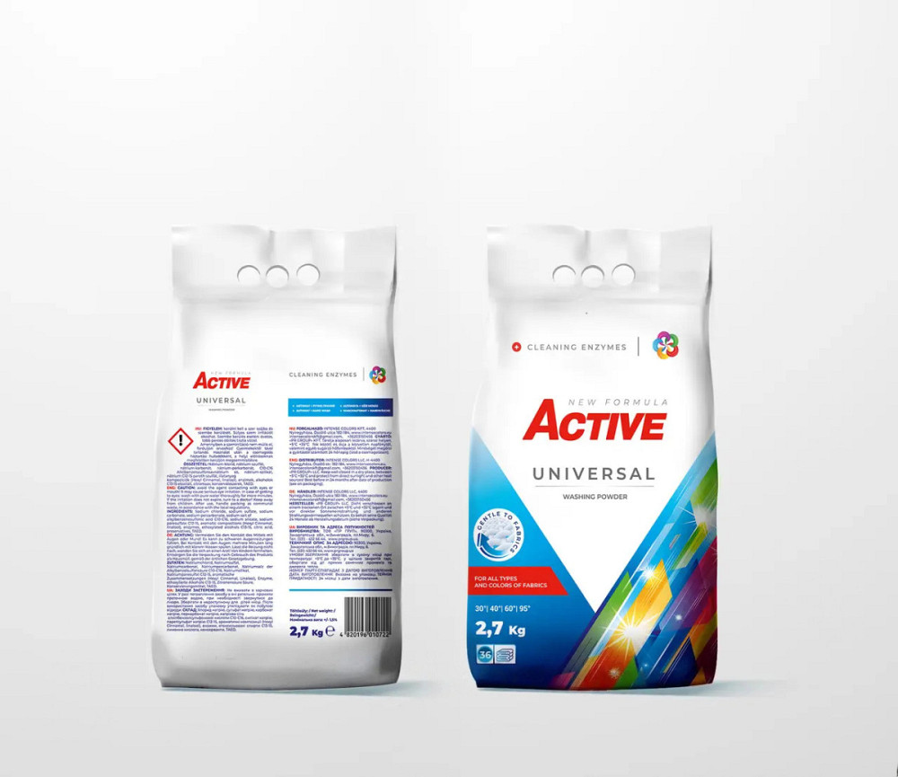 Порошок для прання універсальний Active Universal 4820196010722 2.7 кг Киев - изображение 1
