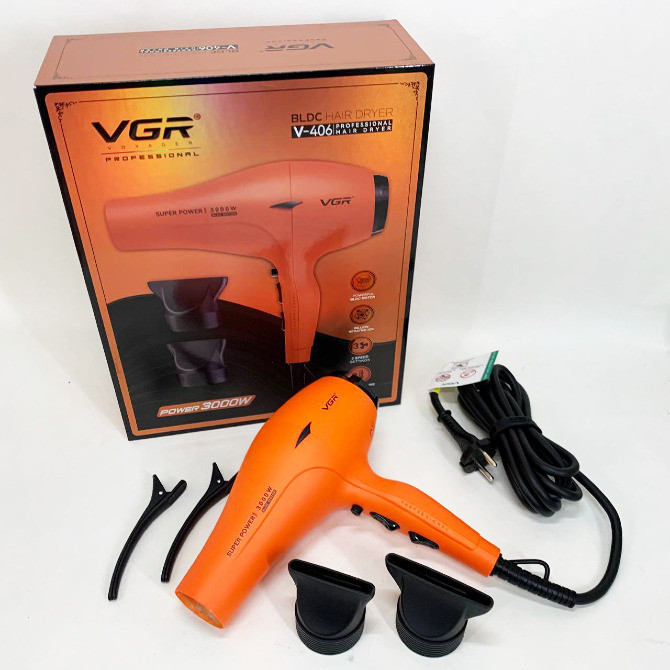 Фен VGR V-406 ORANGE 3000Вт Харьков - изображение 2