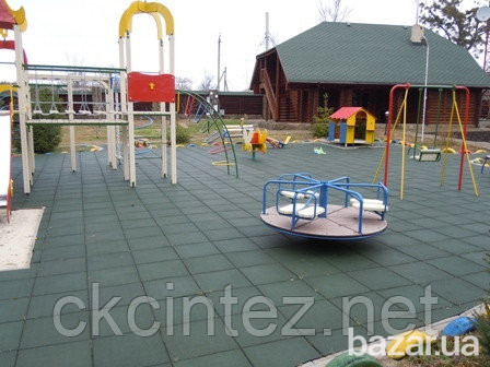 Резиновая плитка для детских и спортивных площадок Киев - изображение 3