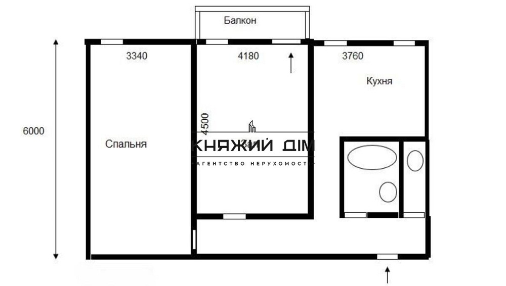 Оренда роздільної 2-х к. квартири м. Палац Спорту/Олімпійська. № 1122465 Киев - изображение 11