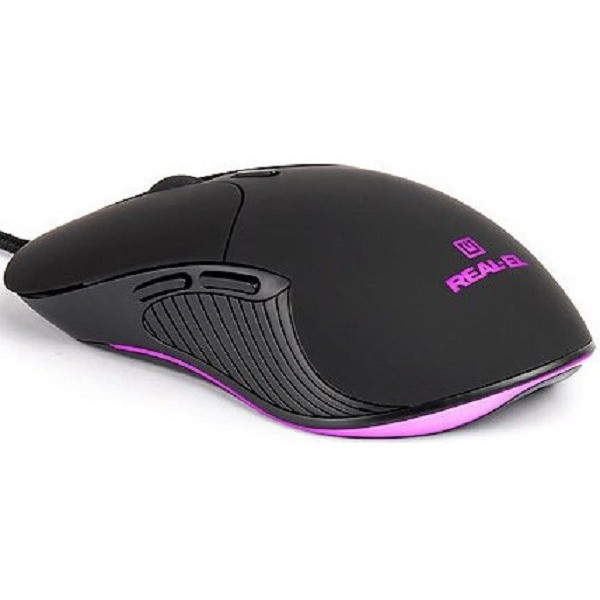 Мишка REAL-EL RM-295 USB Black (EL123200031) Харьков - изображение 8