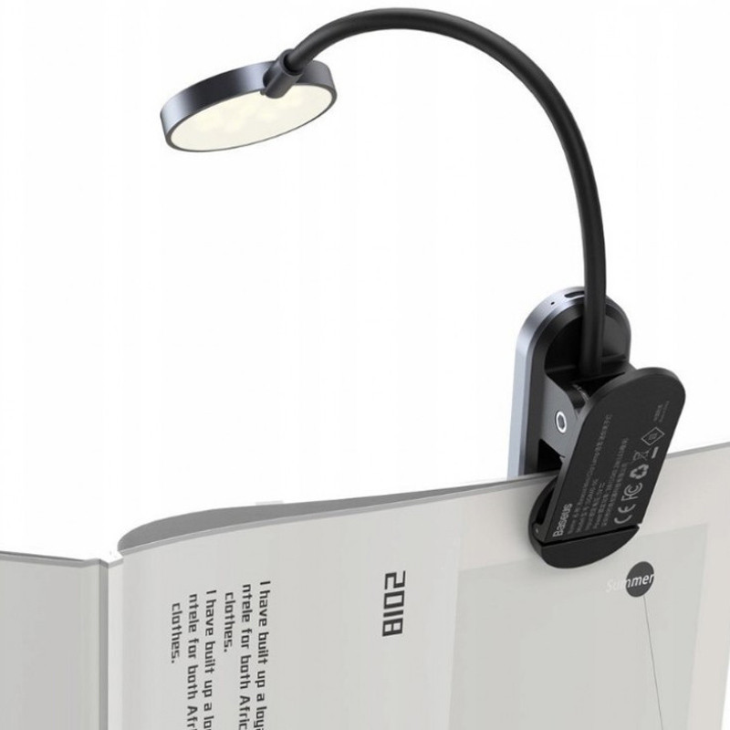 Лампа Baseus Comfort Reading Mini Clip Lamp (DGRAD-0) Херсон - зображення 3