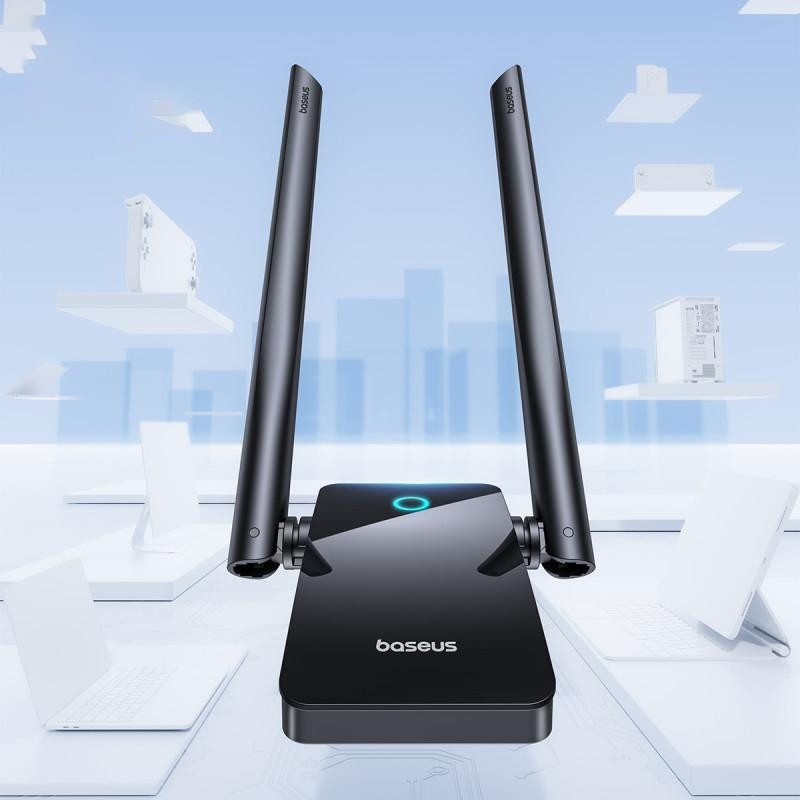 WiFi адаптер Baseus FastJoy Series 1300Mbps (External Antenna) (B01317600111-05) Херсон - зображення 7