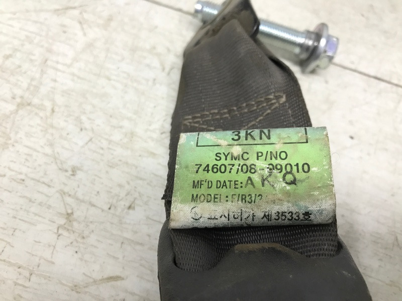 Ремень безопасности передний правый SsangYong Kyron 2005-2016 7460809012LAM (Арт. 34394) Київ - зображення 5