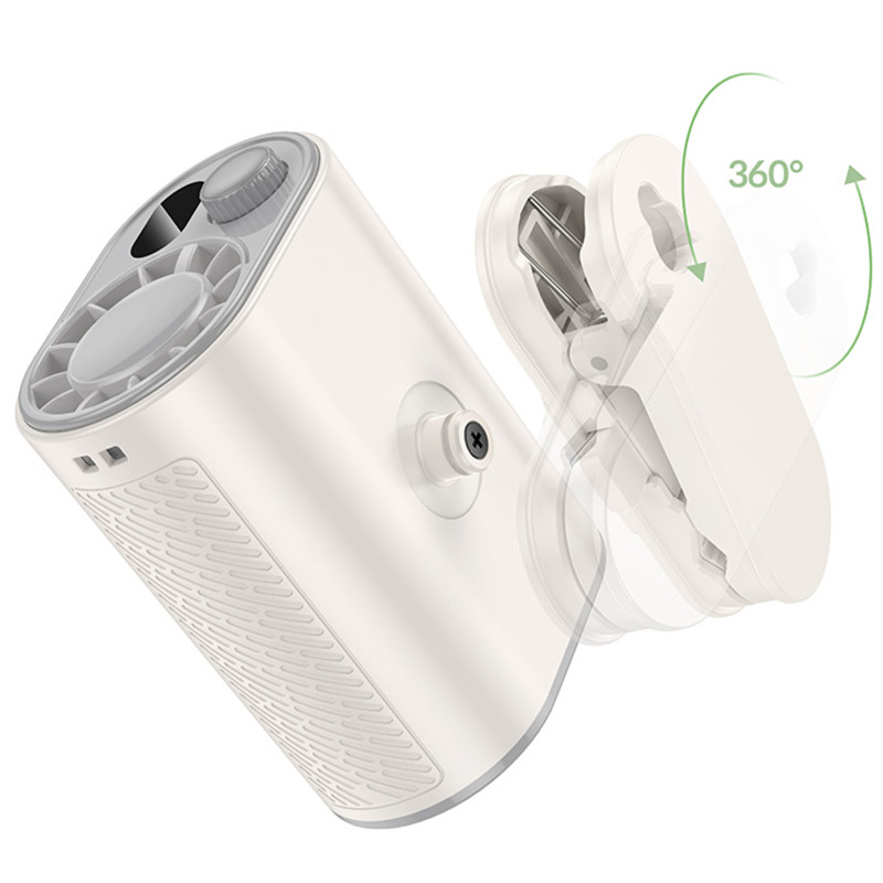 Портативный вентилятор Hoco HX609 handheld folding fan 3600 mAh Херсон - зображення 5