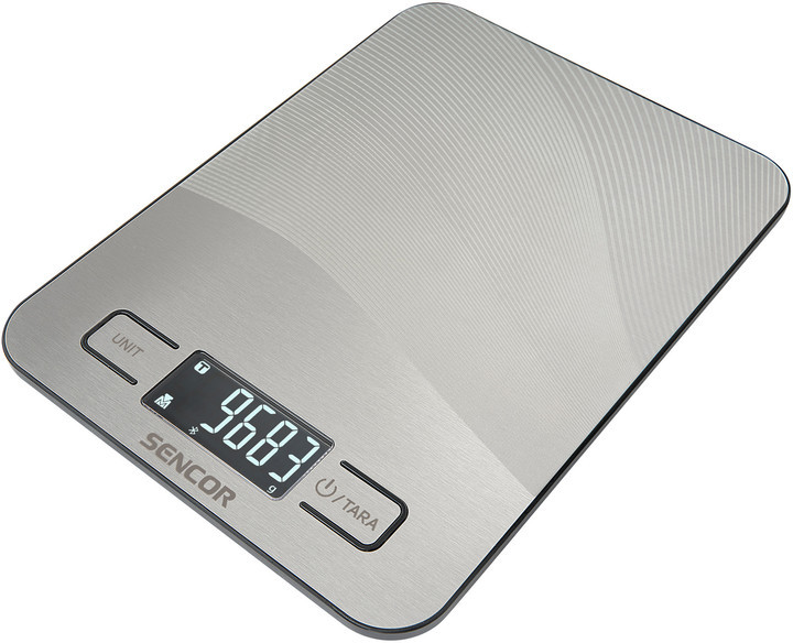 Весы кухонные Sencor SKS8080 10 кг серебристые Київ - зображення 1