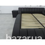 кровать-подиум возле окна. Стильная мягкая кровать с подъемным механизмом Луцк - изображение 4