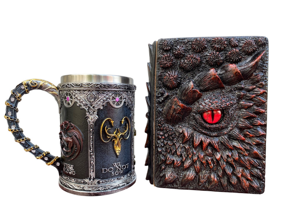 Подарочный набор Кухоль 3 Сим Королевств и Блокнот 3 «Око Пламинного Дракона» Київ - зображення 3