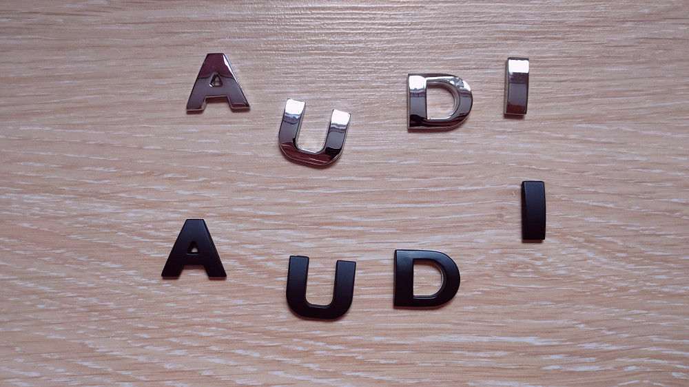 Металлические буквы на авто AUDI Ауди не ржавеют Борисполь - изображение 4