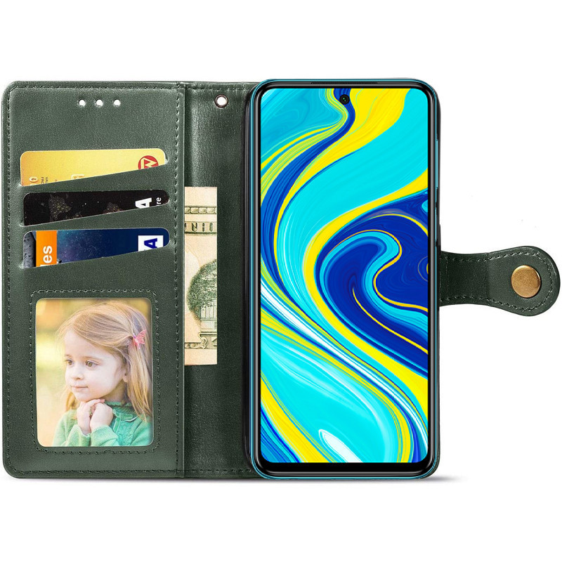 Кожаный чехол-книжка GETMAN Gallant (PU) для Xiaomi Redmi Note 9s / Note 9 Pro / Note 9 Pro Max Херсон - зображення 2