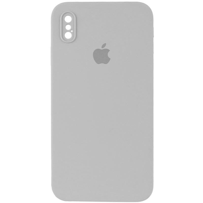 Чехол Silicone Case Square Full Camera Protective (AA) для Apple iPhone X / XS (5.8") Херсон - зображення 1