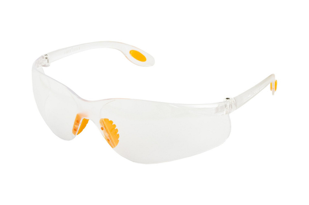 Очки открытые MASTERTOOL ВИЗИОН мягкий носоупор противоскользящие дужки l-класс прозрачные 82-0053 Харків - зображення 1