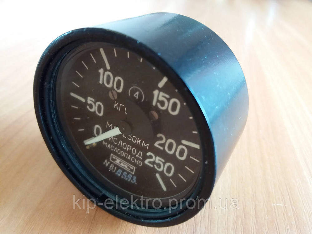 Манометр авиационный МА-250КМ (МА, МА250КМ, МА 250КМ) - осевой штуцер (ОШ) Київ - зображення 5