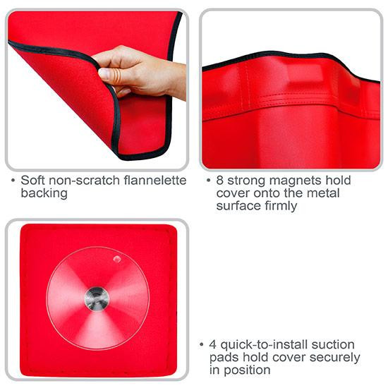 Накидка виниловая защитная на крыло 1050x580мм с магнитами и присосками  TOPTUL JJAQ2202 Харьков - изображение 2