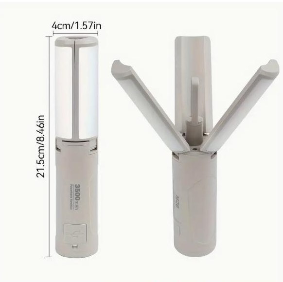 Водостійкий зарядний ліхтар 3600mAh, до 8 годин роботи Киев - изображение 4