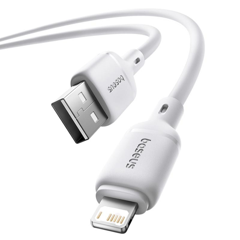 Дата кабель Baseus Silky Series OS Fast Charging USB to Lightning 2.4A (2m) (P1037770) Херсон - зображення 4