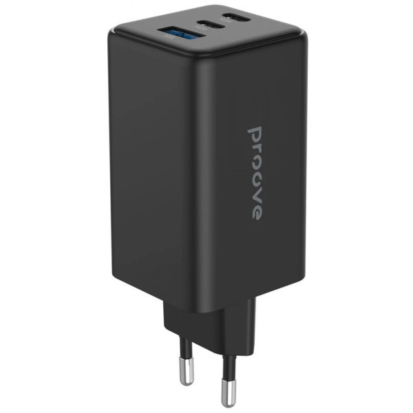 Мережевий зарядний пристрій Proove Pocket GaN 100W (2Type-C + USB) Black (WCPG10012201) (Код товару: Харьков - изображение 1