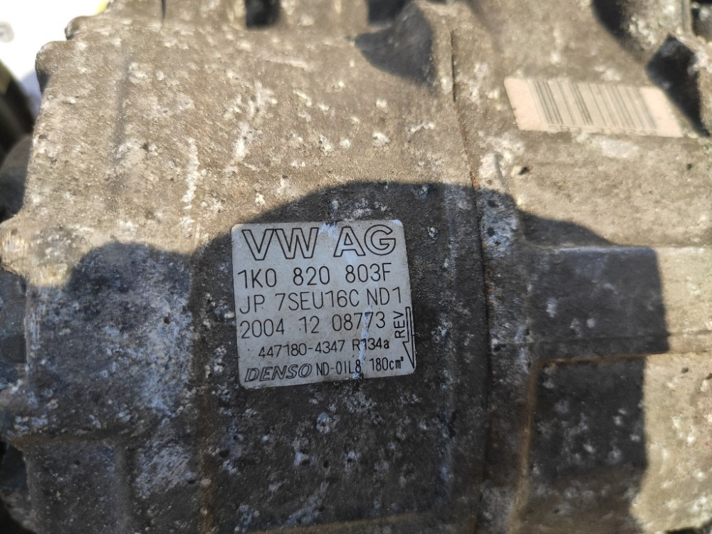 Компрессор кондиционера Skoda Fabia II 2010-2014 (1K0820803F) Ковель - зображення 2