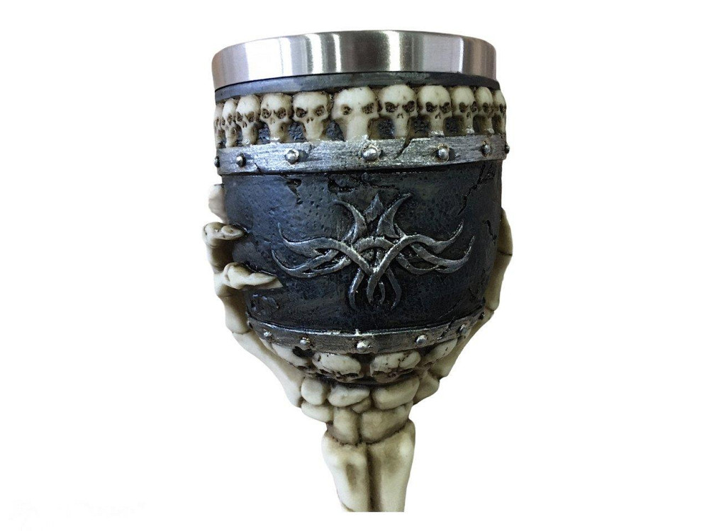 Бокал для Вина Кружка Чашка Череп Рука с Черепами Игра Престолов Game Of Thrones Кубок Готика Подаро Київ - зображення 3