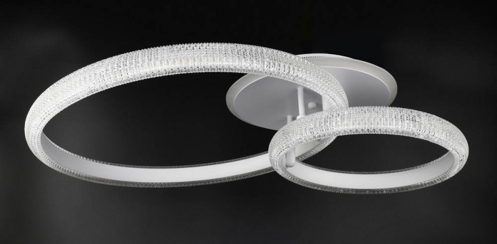 Люстра стельова LED з пультом A77012/2B-RGB-wh Білий 15х53х72 см. Київ - зображення 1
