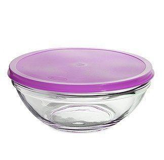 Салатник з кришкою Pasabahce Chefs PS-53573-1-KR 20 см фіолетовий Київ - зображення 1