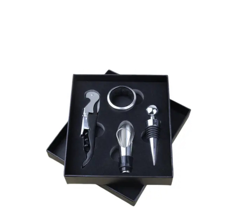 Набор сомелье для вина 4 предмета в коробке Одеса - зображення 1