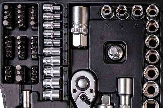 Набор инструментов MASTERTOOL PROFI ¼"&½" 72 шт 4-13 мм 10-27 мм CrV50BV30 противоударный кейс 78-50 Харків