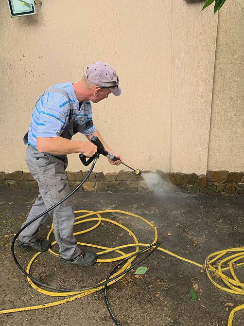 Мытье плитки керхером мойка двора Одесса - изображение 2