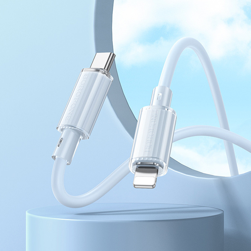 Дата кабель Borofone BX112 Lemon Type-C to Lightning 27W (1m) Херсон - изображение 5