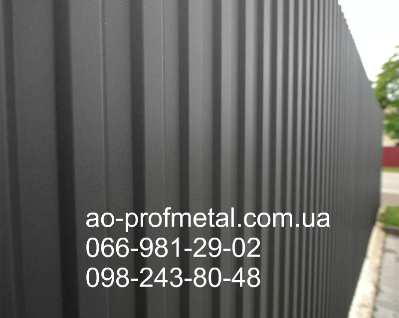 Профнастил черный 9005 РЕМА. Київ - зображення 1