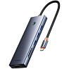 Переходник HUB Baseus UltraJoy 10-Port (Type-C to HDMI+VGA+USB3.0*3+PD+RJ45+SD/TF3+3.5mm) (80C8) Херсон