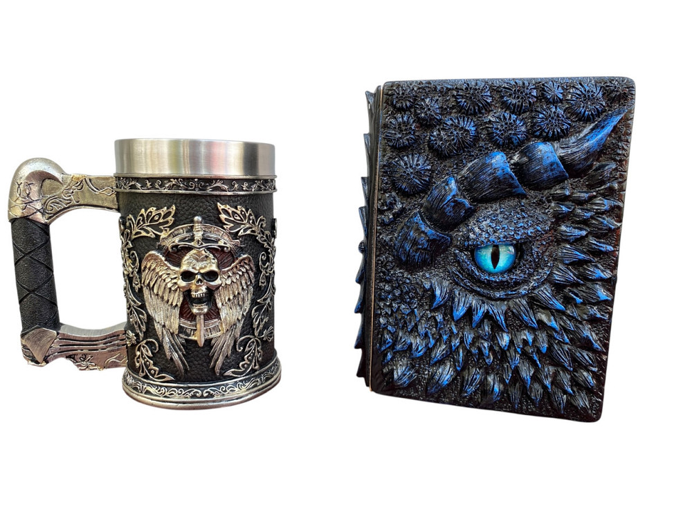 Подарочный набор Кухоль 3 Меч в Черепе и Блокнот 3 «Книга Теней и Глубин» Київ - зображення 1