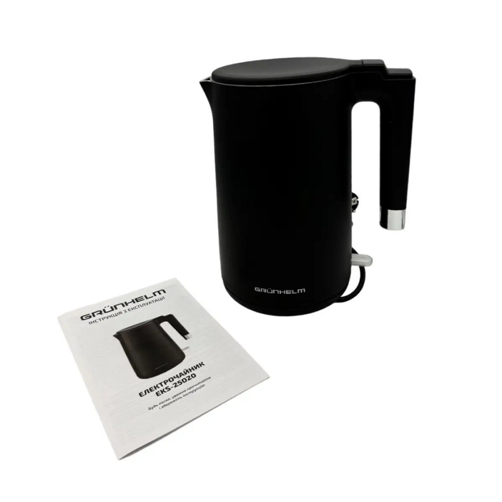 Электрочайник Grunhelm EKS-25020 1.7 л черный Київ - зображення 10