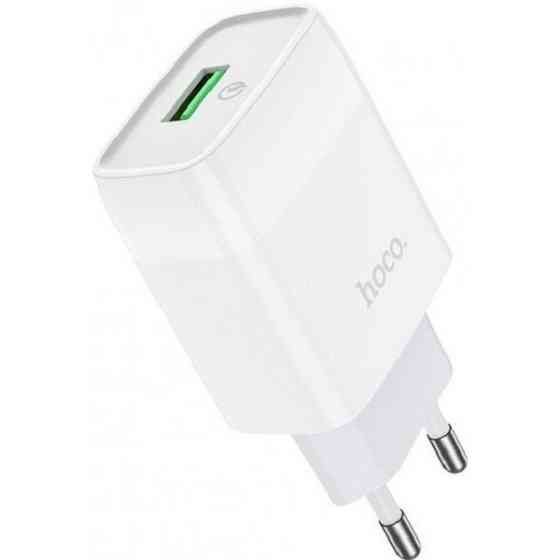 Мережевий зарядний пристрій Hoco C72Q Glorious QC3.0 White Харків