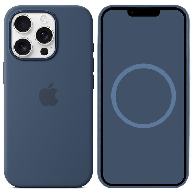 Чехол Silicone case (AAA) with Magsafe and Animation для Apple iPhone 16 Pro Max (6.9") Херсон - изображение 5