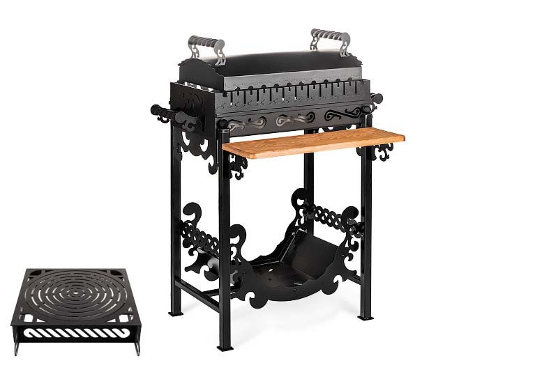 Мангал гриль BBQ SmokeHouse Античный в комплектации "Optimum" Харків - зображення 1