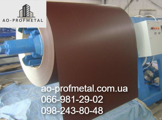 Оцинкований лист товщиною 0,2 мм, РАЛ 8017 глянець. Киев - изображение 1