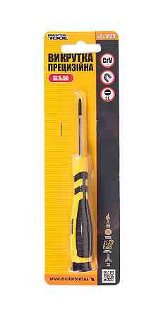 Отвертка прецизионная MASTERTOOL SL3х50 мм 43-0035 Харків