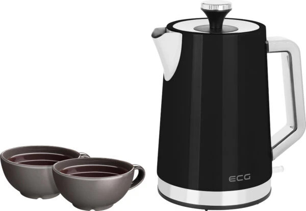 Электрочайник EСG RK 1766 Vintage Nero 1.7 л черный Київ - зображення 3