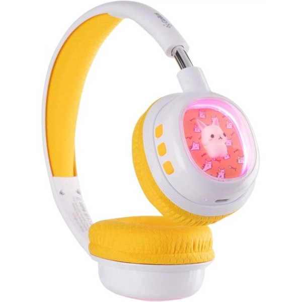 Bluetooth-гарнітура Gelius MIAOSpace GP HP-009 White/Yellow (Код товару:42716) Харьков - изображение 5