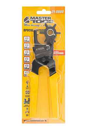 Просекатель отверстий MASTERTOOL револьверный 2-4.5 мм 225 мм 21-0800 Харків