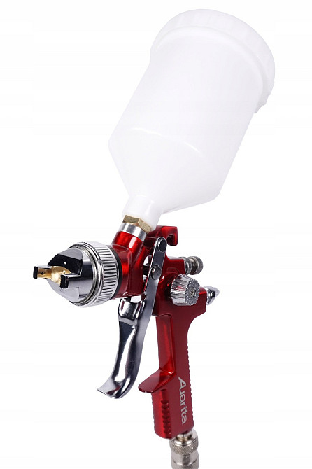 Краскопульт низкого давления HVLP 1,3мм, ВБ пласт. 600мл AUARITA AB-17G-1.3 Харків - зображення 4