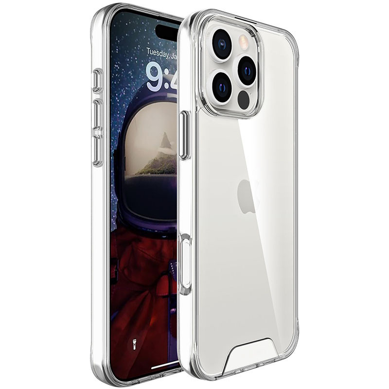 Чехол TPU Space Case transparent для Apple iPhone 16 Pro (6.3") Херсон - зображення 8
