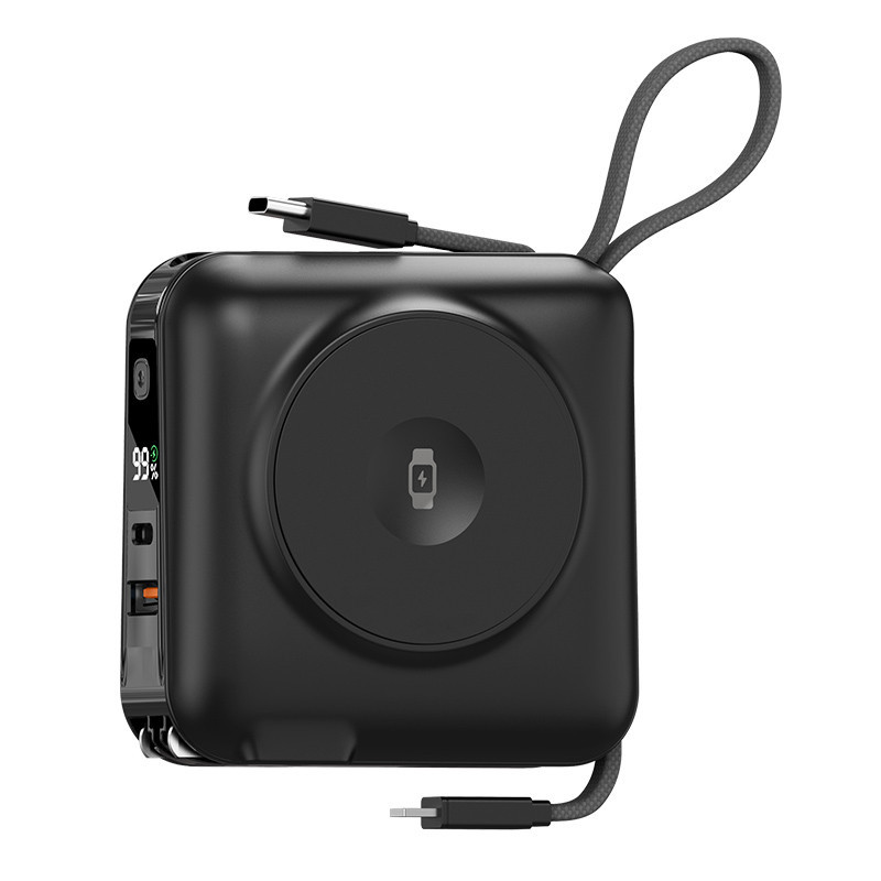 Портативное ЗУ Power Bank WIWU Wi-P051 6 in 1 PD45W с БЗУ+iWatch 15000 mAh Херсон - зображення 1