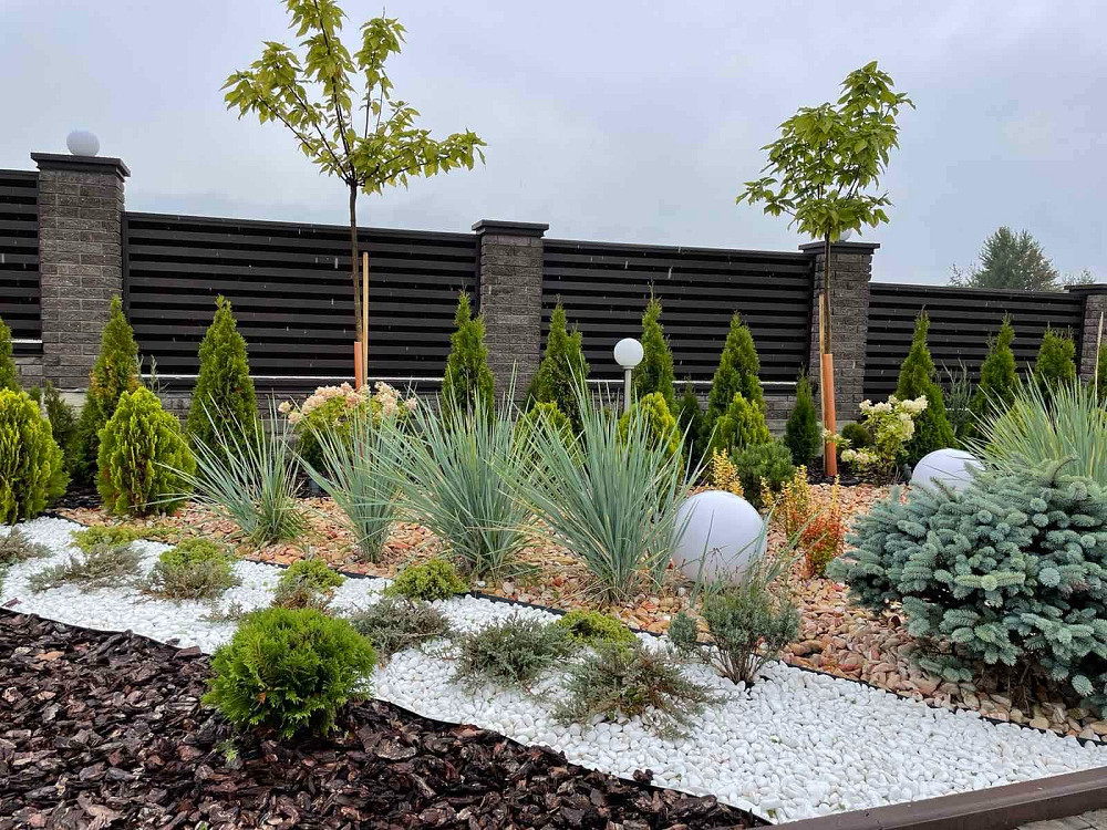 Стильний металевий паркан - огорожа Жалюзі від виробника Наша Хата Рівне - зображення 1