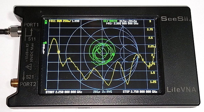 Антенна направленная Wi-Fi 2300-2740MHz 10dBi, до 50W, RG174 1 м, RP SMA-male Дніпро - зображення 2