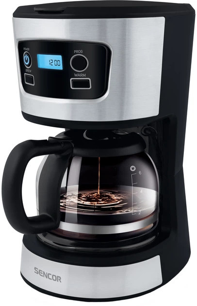 Кофеварка капельная Sencor SCE 3700BK 700 Вт черная Київ - зображення 1