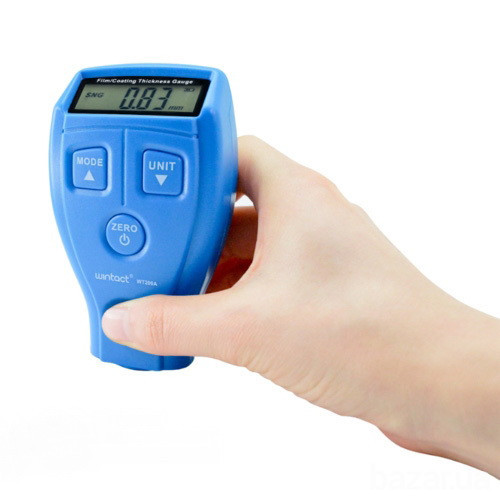 Тестер толщины краски (толщиномер) Fe/nFe, 0-1800мкм WINTACT WT200A Харьков - изображение 4