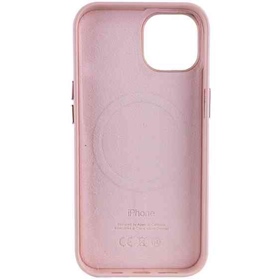 Кожаный чехол Leather Case (AA Plus) with Magnetic Fit для Apple iPhone 14 (6.1") Херсон