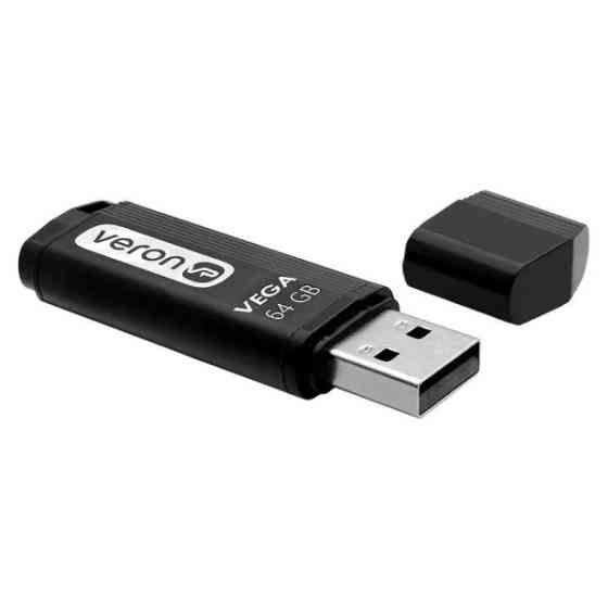 Флеш пам`ять Veron USB 64GB Vega Series 121 Black Харків